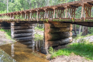 Another view of disused Rail Bridge near Pemberton, Western Australia.